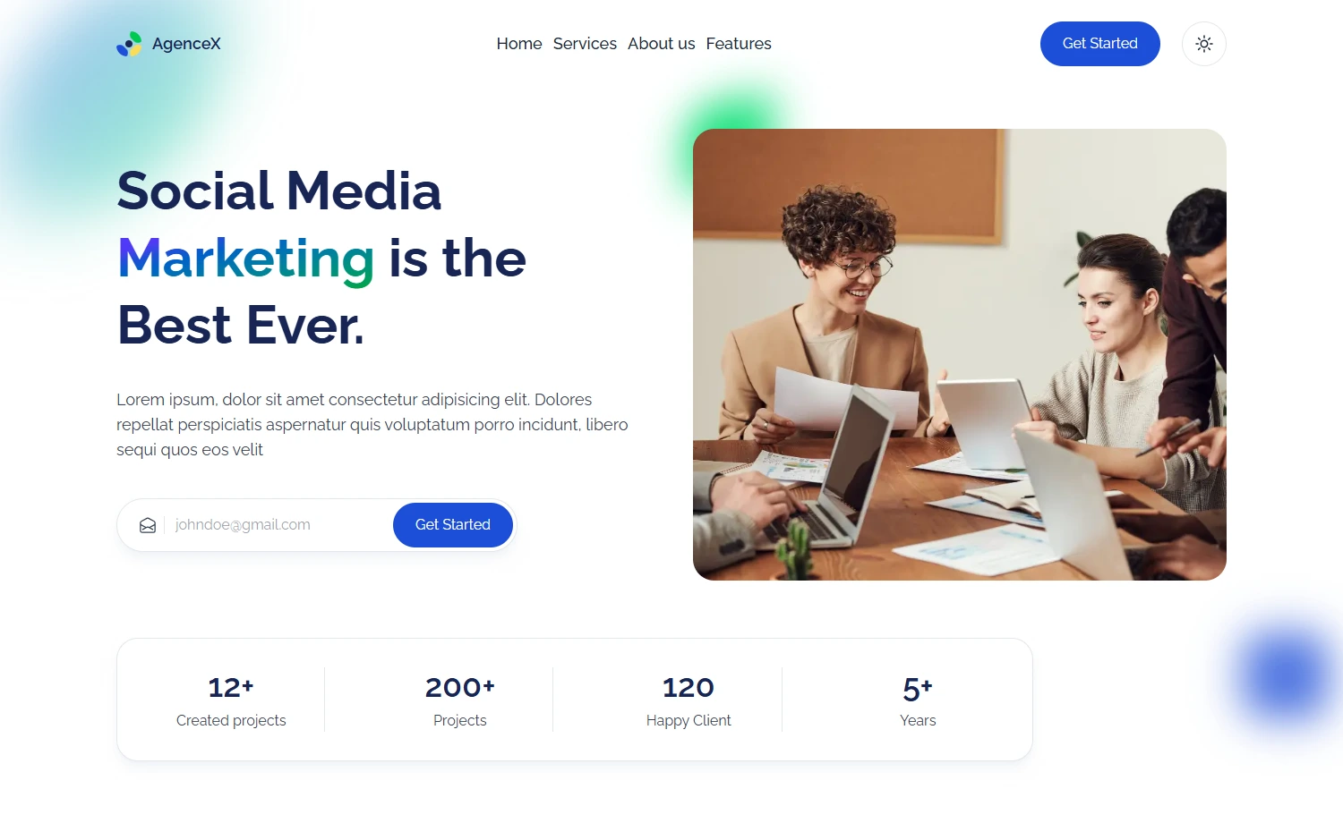 Free Tailwind CSS Business Website Template