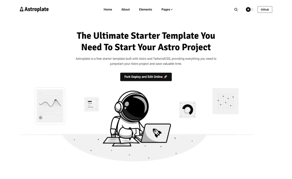 Astroplate - Free Tailwind CSS & Astro Blogging Website Template ...