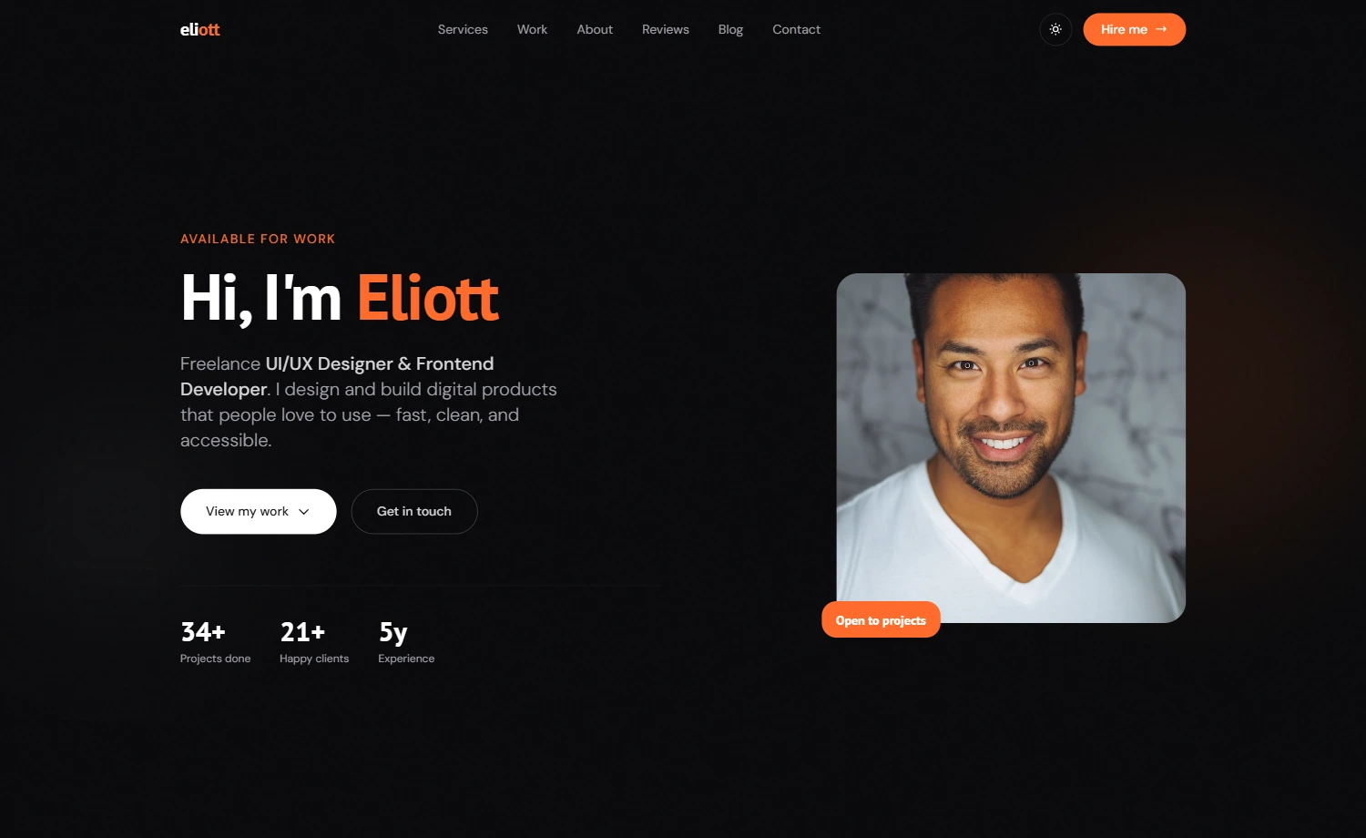 Free Multipage Tailwind CSS Portfolio Website Template