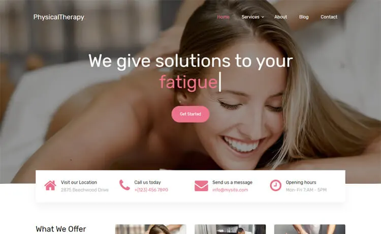 Free Bootstrap 4 HTML5 Fitness Website Template