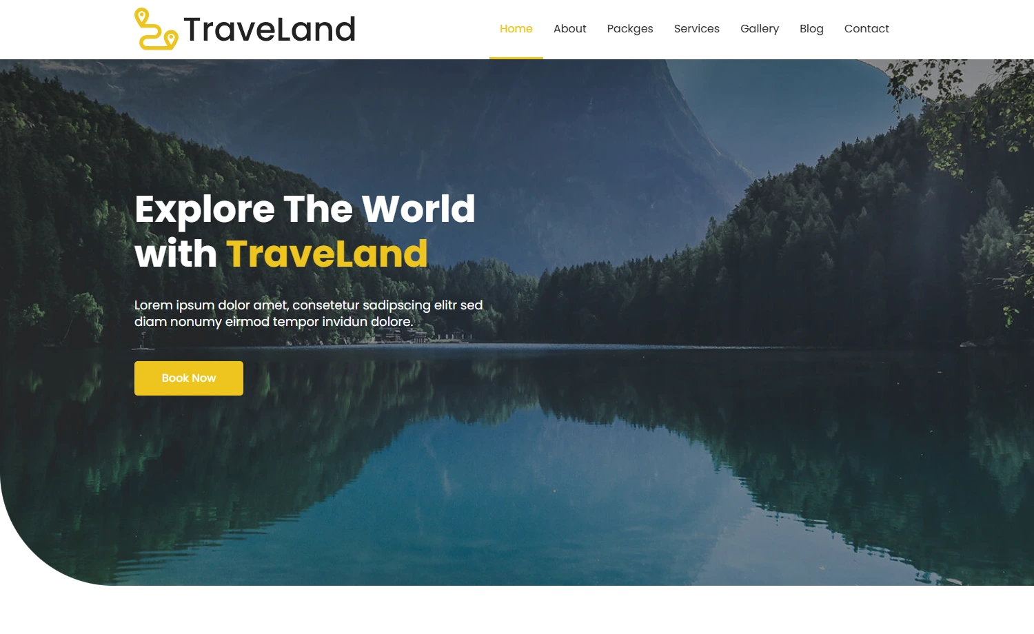 Free Bootstrap Traveling Website Template