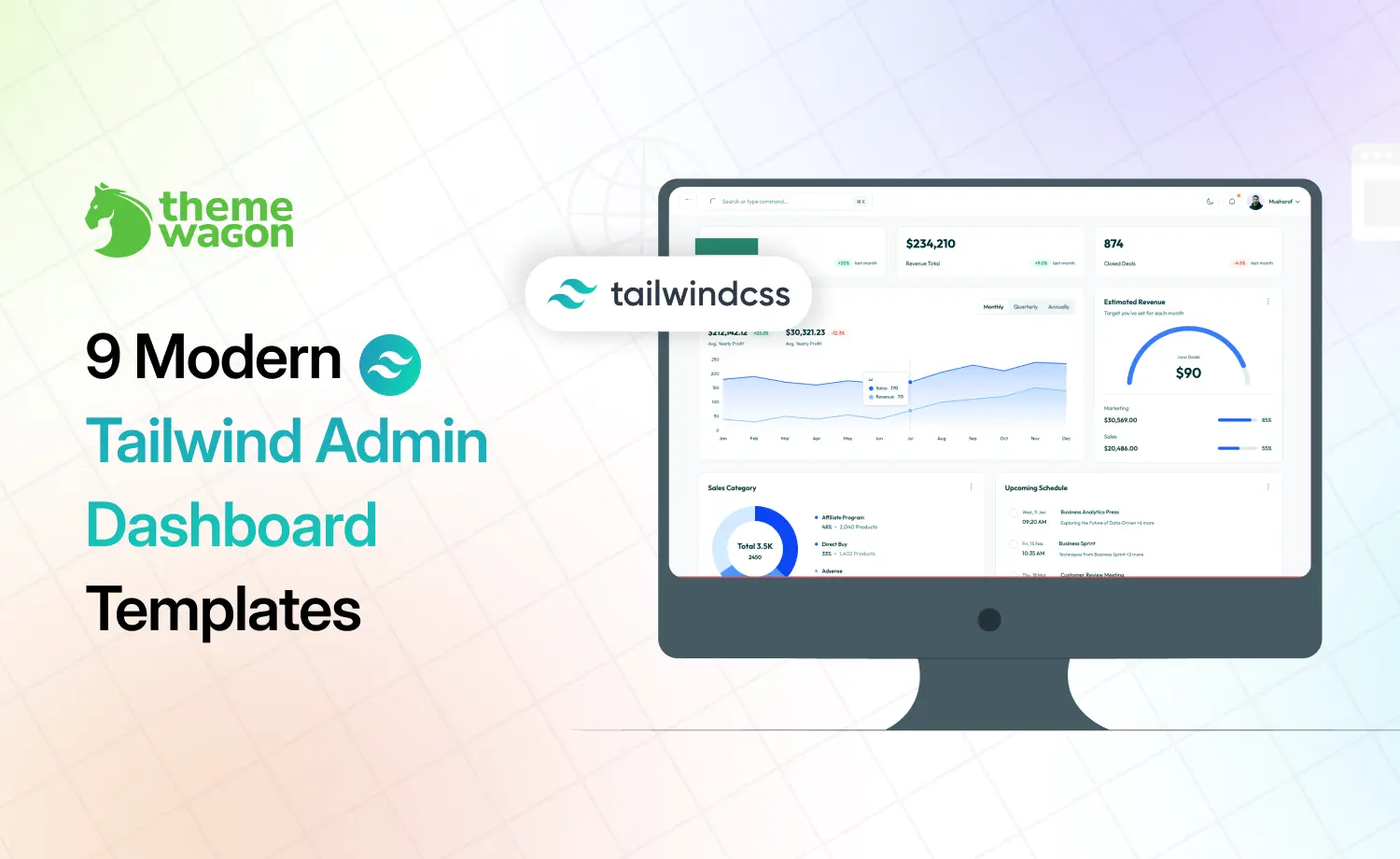 9 Popular Tailwind CSS Admin Templates Compared for Modern Web Applications