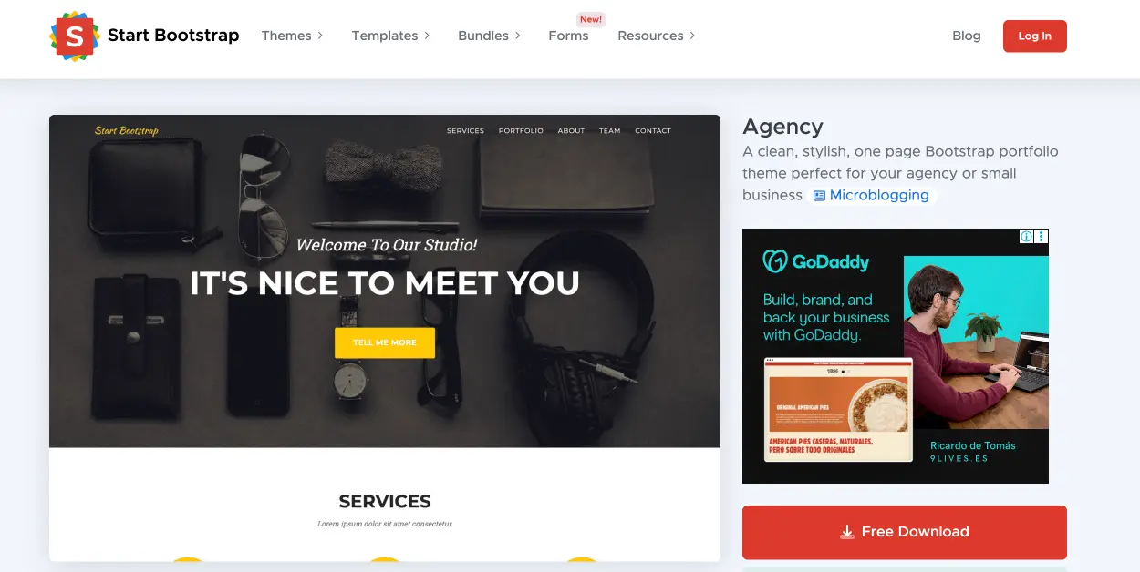 Agency Responsive Website Template