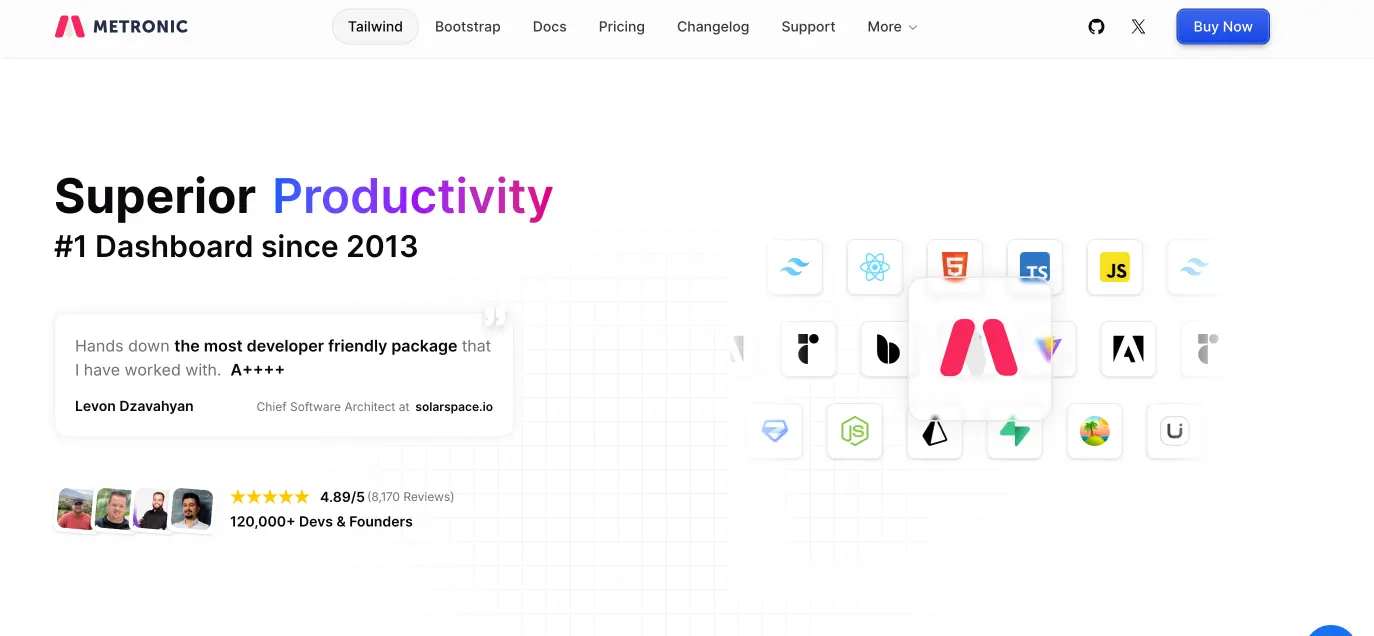 Metronic SaaS Admin Dashboard Template