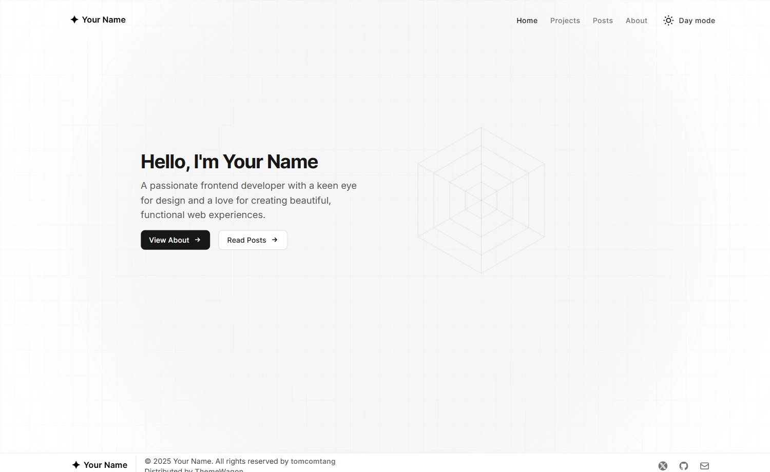 Multipage-Portfolio - Free Tailwind CSS Next.js Portfolio Website Template
