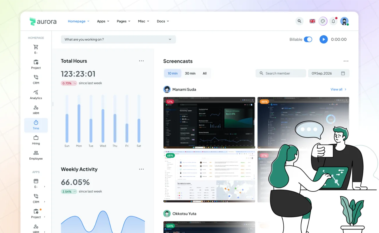 5 Best Time Tracking Software Templates for SaaS Apps in 2026