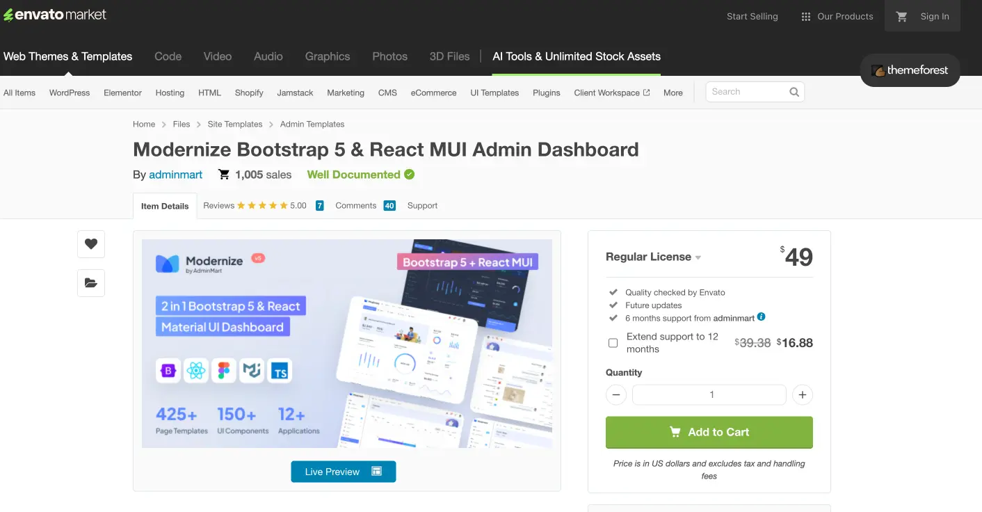 Modernize Invoice Software Template