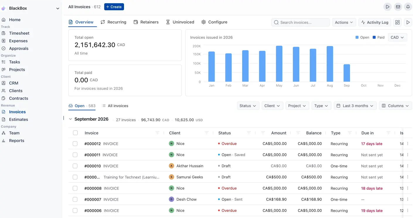 OneSuite Invoice Software
