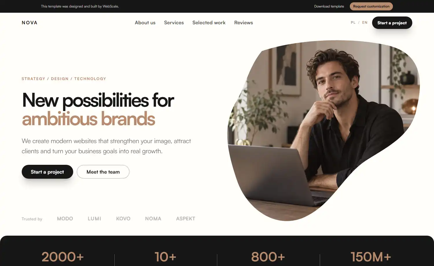 Free Responsive Tailwind CSS Portfolio Website Template